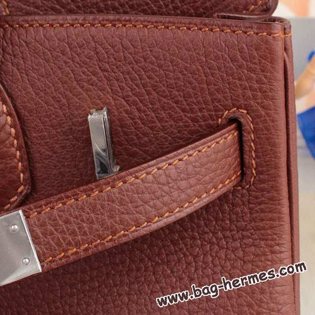エルメス バーキン35 ボルドー トゴ シルバー金具