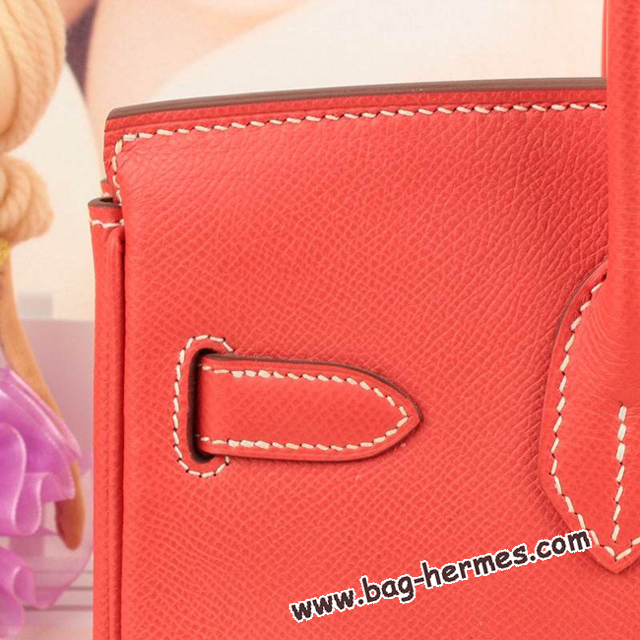 エルメス バーキン35 レッド エプソン ゴールド金具