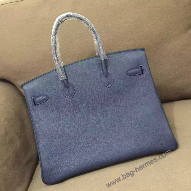 エルメス バーキン35 ネイビー トゴ ゴールド金具