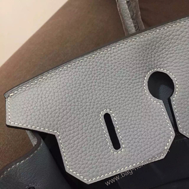 エルメス バーキン35 シエル トゴ ゴールド金具