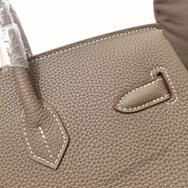エルメス バーキン35 エトゥープ トゴ シルバー金具