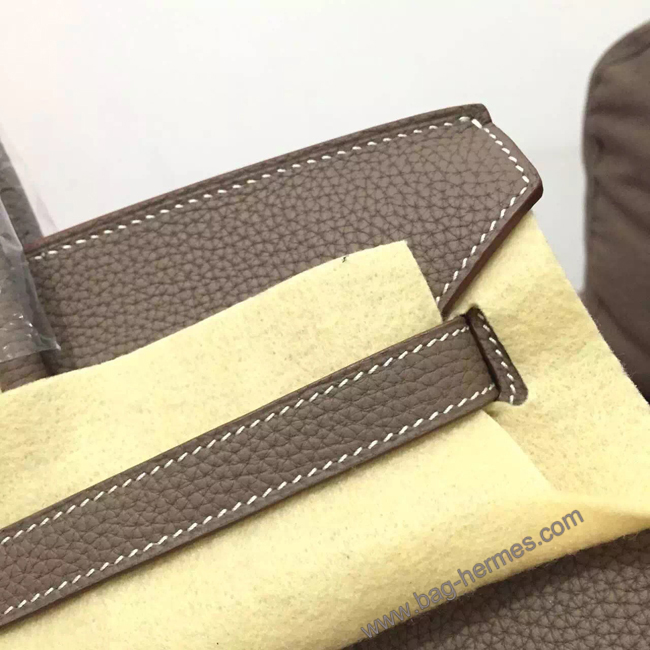 エルメス バーキン35 エトゥープ トゴ シルバー金具
