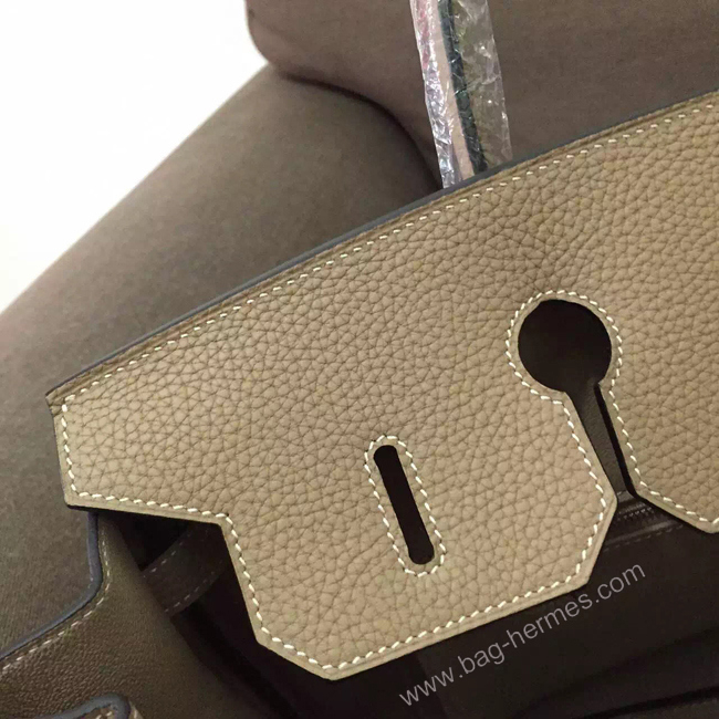 エルメス バーキン35 トゥルティ―ルグレー トゴ シルバー金具