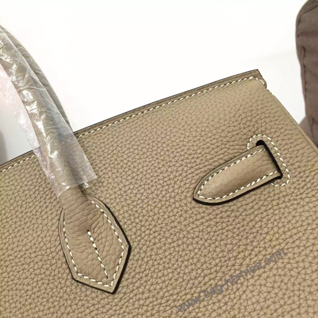エルメス バーキン35 トゥルティ―ルグレー トゴ シルバー金具