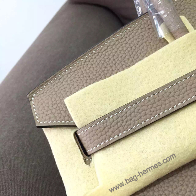 エルメス バーキン35 トゥルティ―ルグレー トゴ シルバー金具