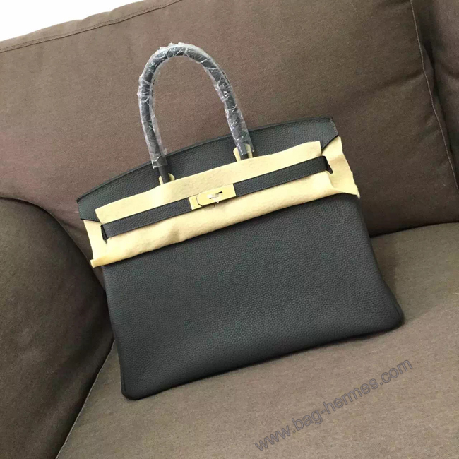 エルメス バーキン35 ブラウン トゴ ゴールド金具
