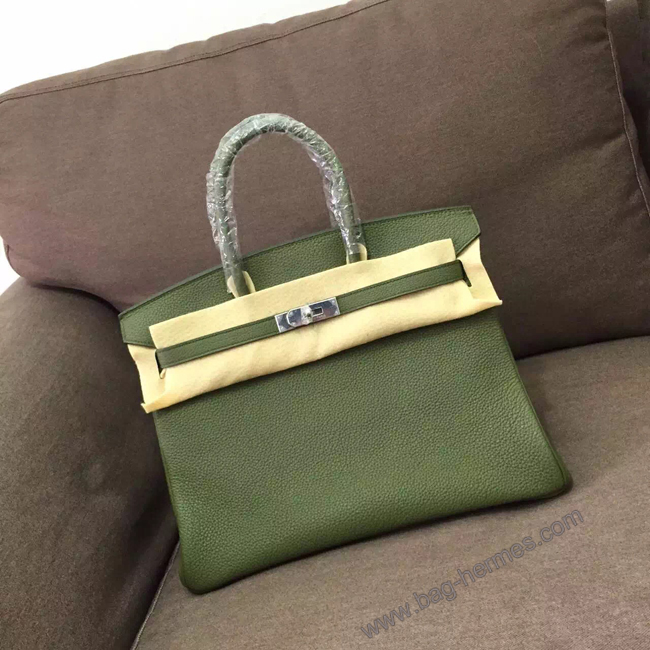 エルメス バーキン35 ヴェールアングレ トゴ シルバー金具