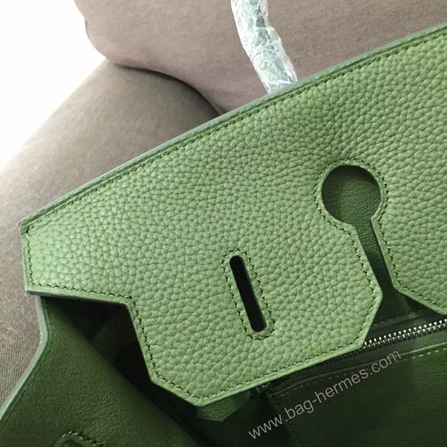 エルメス バーキン35 ヴェールアングレ トゴ シルバー金具