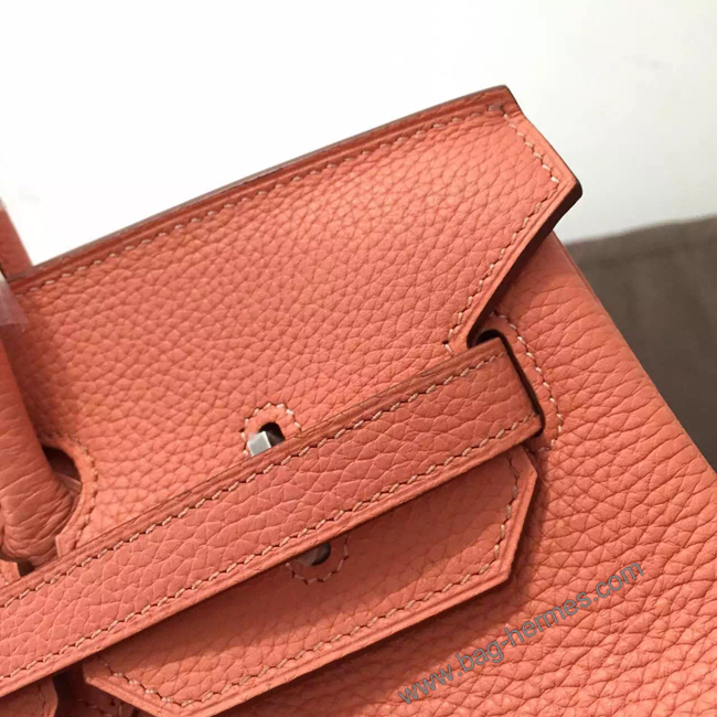 エルメス バーキン35 フラミンゴ トゴ シルバー金具