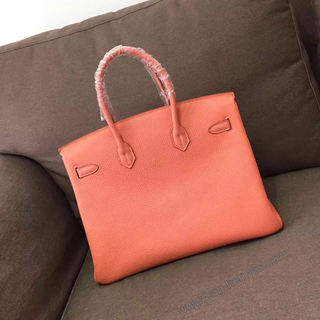 エルメス バーキン35 フラミンゴ トゴ シルバー金具