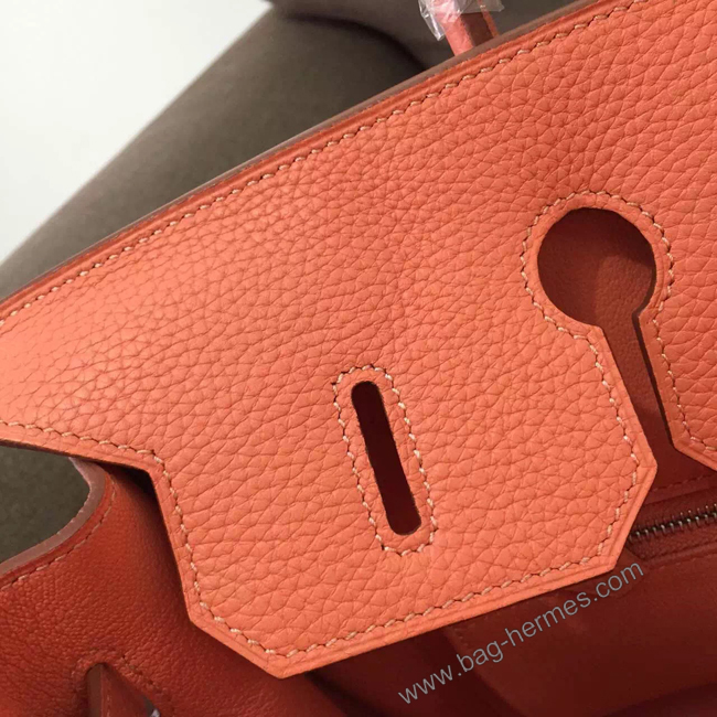 エルメス バーキン35 フラミンゴ トゴ シルバー金具