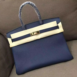 エルメス バーキン35 ネイビー トゴ ゴールド金具