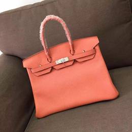エルメス バーキン35 フラミンゴ トゴ シルバー金具