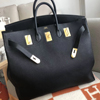 エルメス[HERMES] バーキン50cm トリヨンクレマンス 黒 シルバー金具