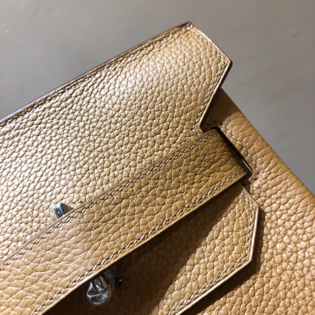 エルメス ショルダーバーキン タバックキャメル トリヨンクレマンス シルバー金具