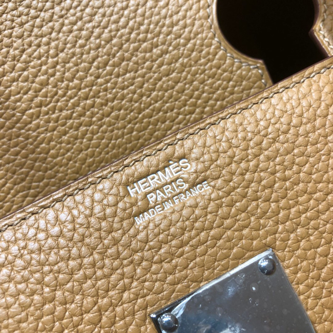 エルメス ショルダーバーキン タバックキャメル トリヨンクレマンス シルバー金具