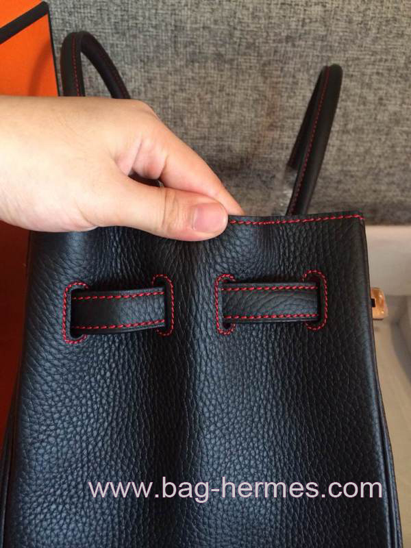 エルメス バーキン50 ブラック トゴ ゴールド金具