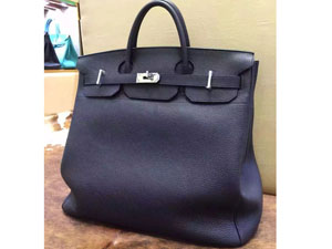 エルメス バーキン50 ブラック トゴ シルバー金具
