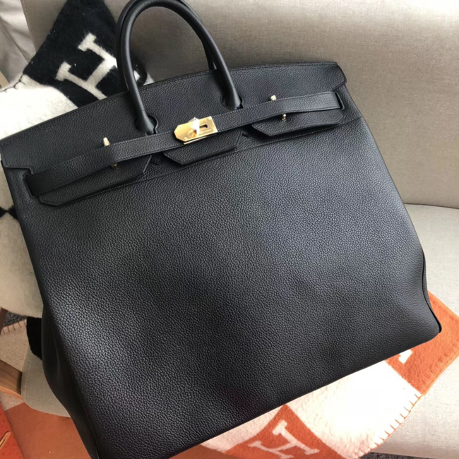 エルメス バーキン50 ブラック トゴ ゴールド金具