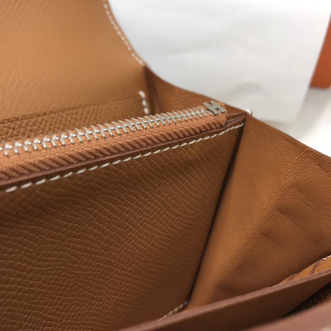 エルメス ケリーウォレットロング ゴールド ヴォーエプソン シルバー金具
