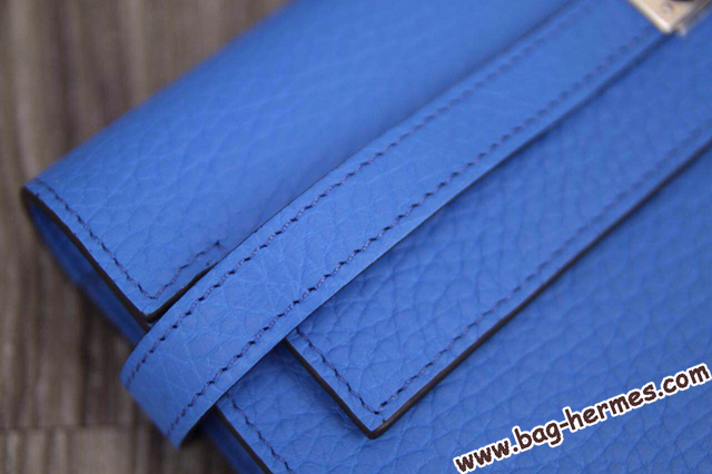 エルメス ケリーウォレットロング ミコノス トリヨン シルバー金具