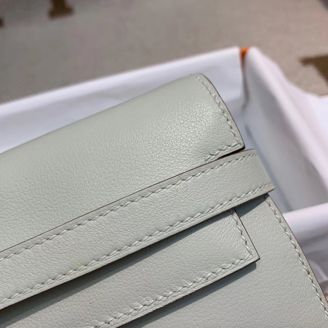 エルメス ケリーウォレットロング クレ シェブルミゾル シルバー金具