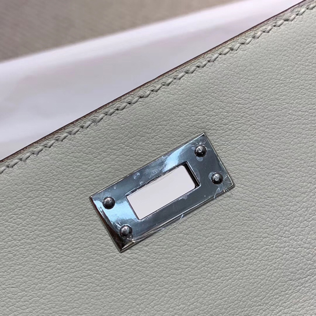 エルメス ケリーウォレットロング クレ シェブルミゾル シルバー金具