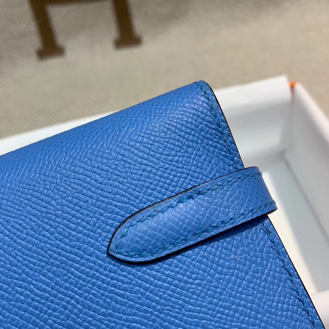 エルメス ケリーウォレットロング ミコノス ヴォーエプソン ゴールド金具