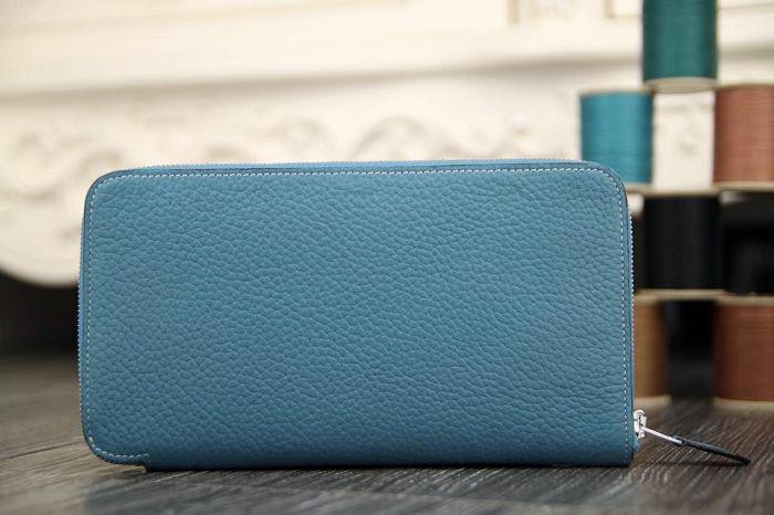 エルメス[HERMES]アザップ ロングマネーホルダー[Azap]エプソン　クロ　シルバー金具 