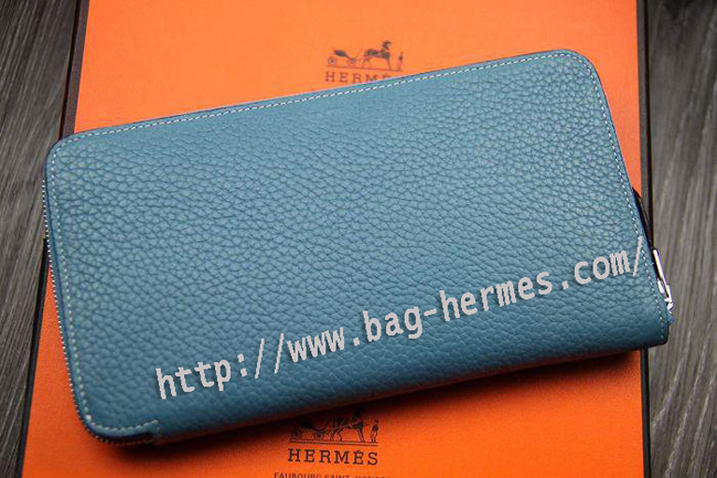 エルメス アザップロング シエル トゴ シルバー金具