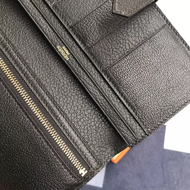エルメス ベアンスフレ ブラック シェブルミゾル ゴールド金具