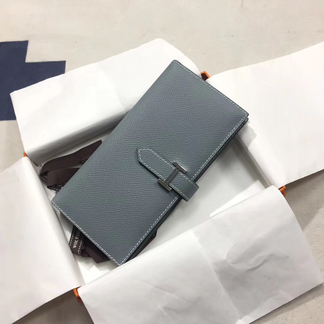 エルメス ベアンスフレ ブルーラン ヴォーエプソン シルバー金具
