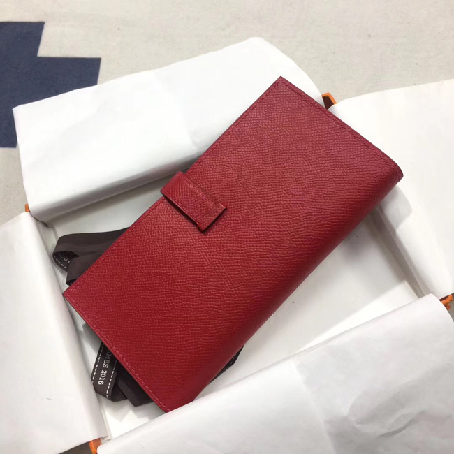 エルメス ベアンスフレ ルビー ヴォーエプソン シルバー金具