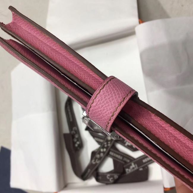 エルメス ベアンスフレ ピンク ヴォーエプソン シルバー金具