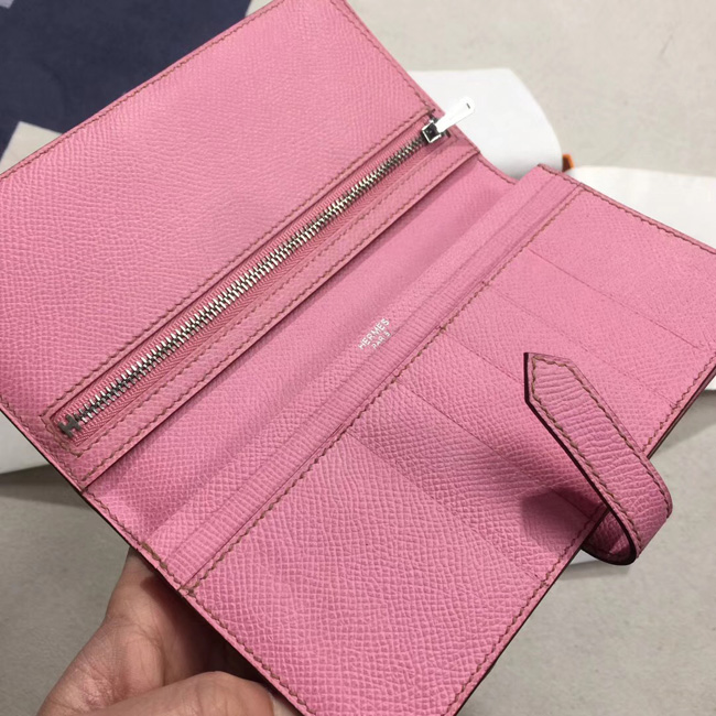 エルメス ベアンスフレ ピンク ヴォーエプソン シルバー金具