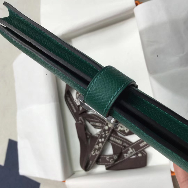 エルメス ベアンスフレ マラカイト ヴォーエプソン シルバー金具