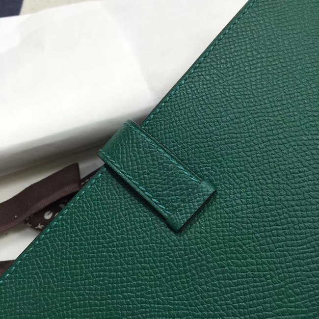 エルメス ベアンスフレ マラカイト ヴォーエプソン シルバー金具
