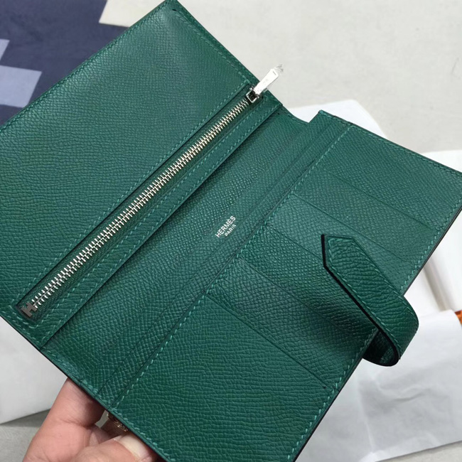 エルメス ベアンスフレ マラカイト ヴォーエプソン シルバー金具