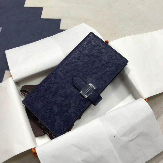 エルメス ベアンスフレ ブルードプリュス ヴォーエプソン シルバー金具
