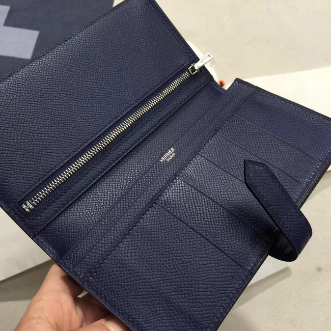エルメス ベアンスフレ ブルードプリュス ヴォーエプソン シルバー金具