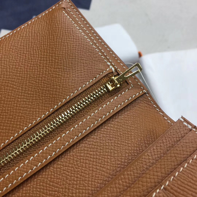 エルメス ベアンスフレ ゴールド ヴォーエプソン ゴールド金具