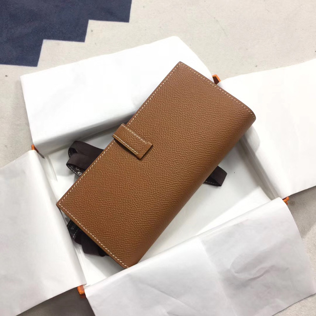 エルメス ベアンスフレ ゴールド ヴォーエプソン ゴールド金具