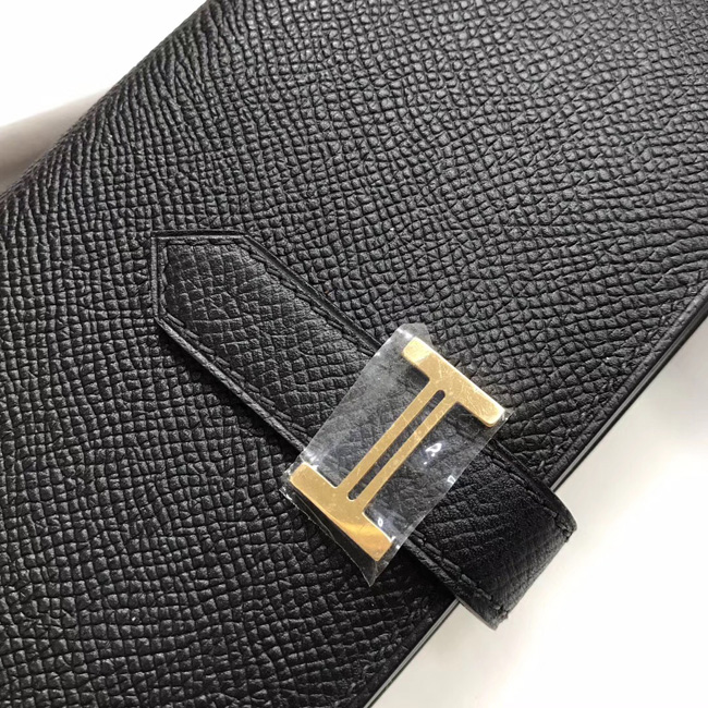 エルメス ベアンスフレ ブラック ヴォーエプソン ゴールド金具