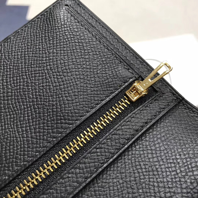 エルメス ベアンスフレ ブラック ヴォーエプソン ゴールド金具