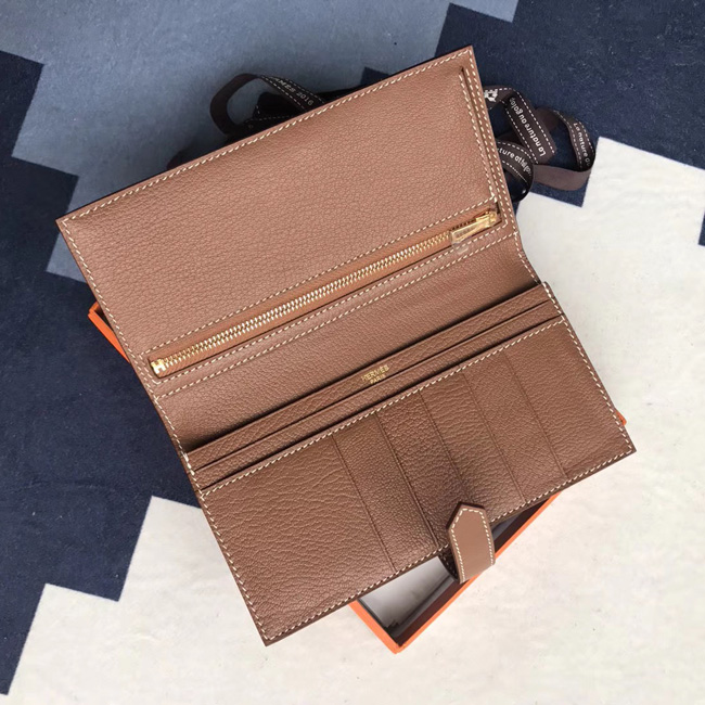 エルメス ベアンスフレ ゴールド シェブルミゾル ゴールド金具