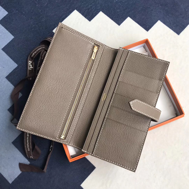 エルメス ベアンスフレ エトゥープ シェブルミゾル ゴールド金具