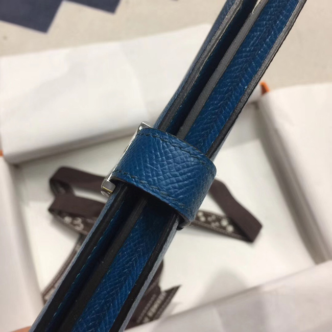 エルメス ベアンスフレ ブルードマルト ヴォーエプソン シルバー金具