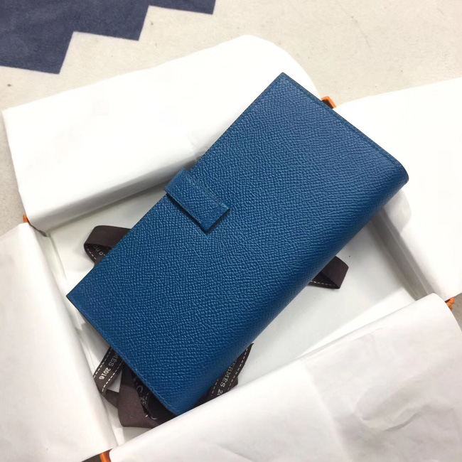 エルメス ベアンスフレ ブルードマルト ヴォーエプソン シルバー金具
