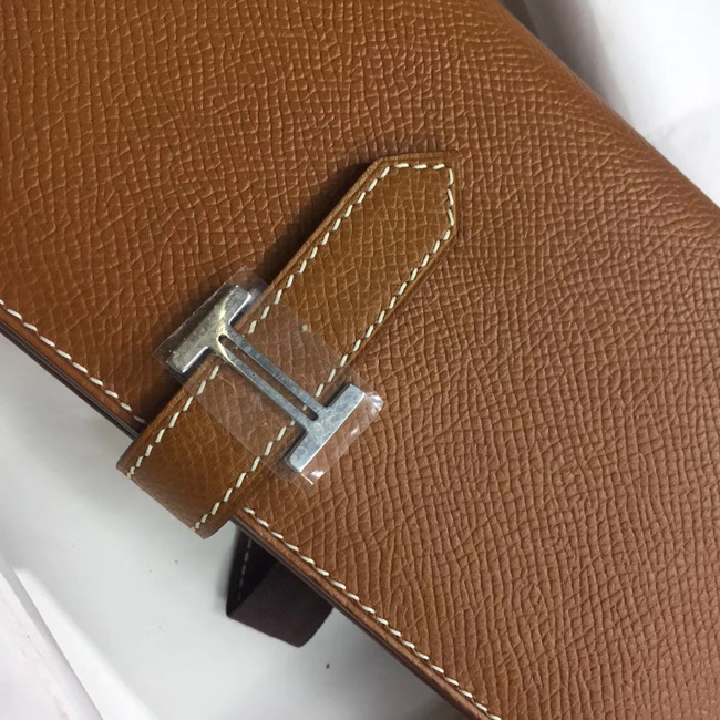 エルメス ベアンスフレ ゴールド ヴォーエプソン シルバー金具