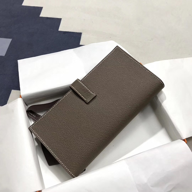 エルメス ベアンスフレ エトゥープ ヴォーエプソン ゴールド金具